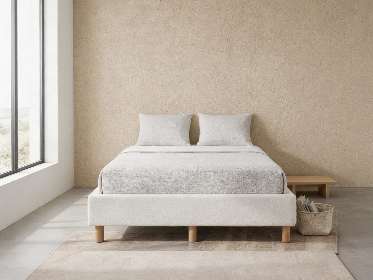 DS Xclusive Boucle Bed Base - Double