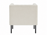 Tufted Club Chair - White