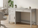 Home Office Desk with Storage - Grey