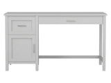 Home Office Desk with Storage - Grey