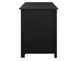 Home Office Desk with Storage - Black