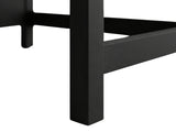 Home Office Desk with Storage - Black