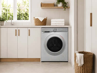 T Toshiba T15 9KG Front Load Washing Machine-White