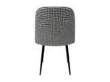 New Axis Velvet Dining Seat Houndstooth - Set of 4