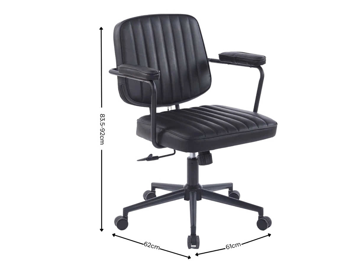 Elio Office Chair - Black