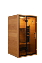 PORVOO 2 Person Low EMF + Red Tube Full spectrum Sauna