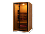 PORVOO 2 Person Low EMF + Red Tube Full spectrum Sauna