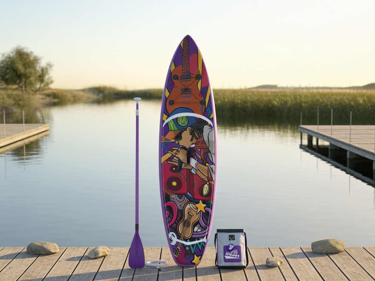 10 ft Single Layer Inflatable SUP - Art Cartoon