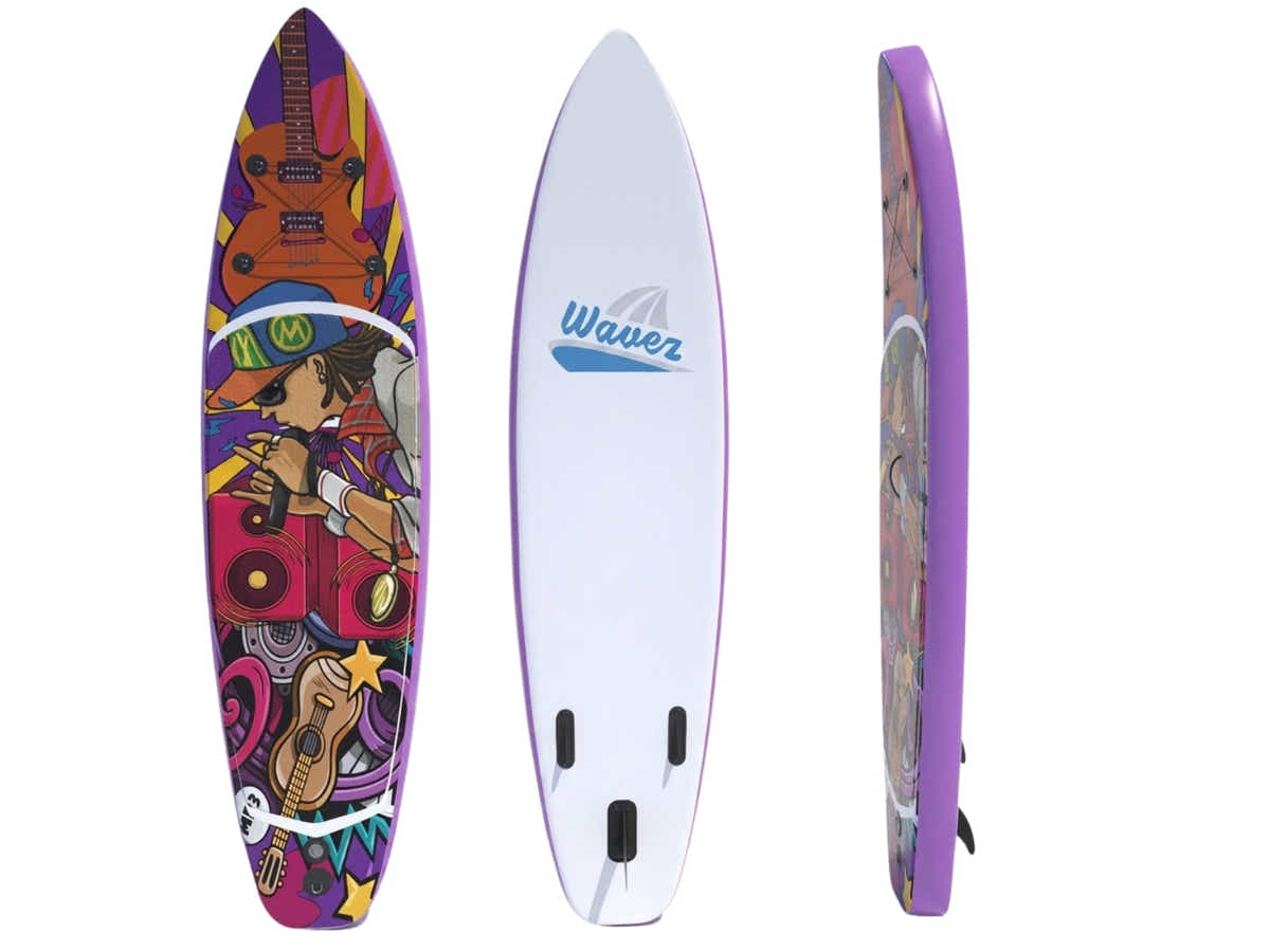 10 ft Single Layer Inflatable SUP - Art Cartoon