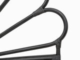 Rattan Headboard Petal Black - Double