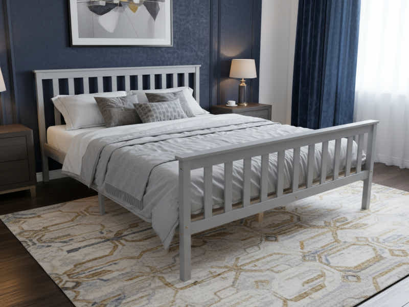 Hampshire Bed Frame Grey - Queen