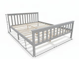 Hampshire Bed Frame Grey - Queen