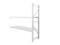 2-Layer Longspan Shelving Add-On Grey White – 1.5 M
