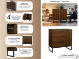 Philo 3 Drawer 1 Door Chest