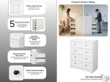 Franska 5-Drawer Tallboy