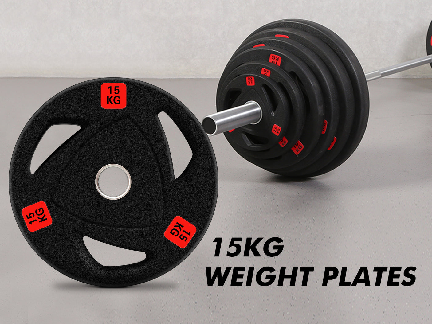 Rubber Weight Plate 15KG