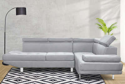 Briz Liene Sectional Sofa - Grey