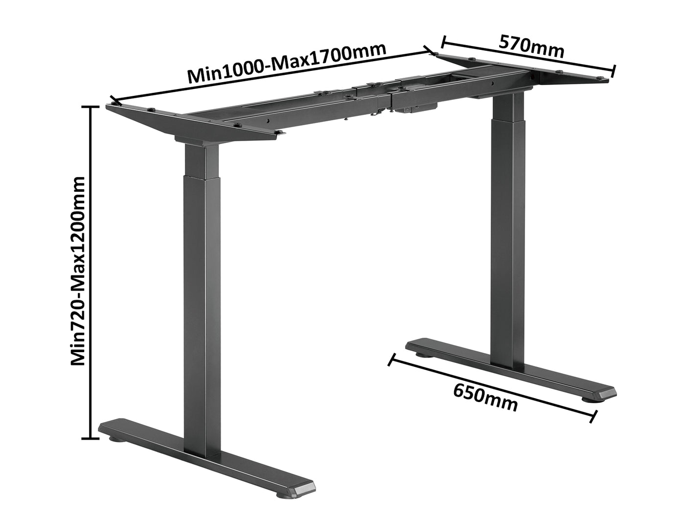 Table Top + Height Adjustable Desk