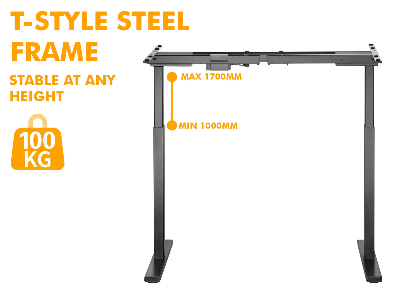 Table Top Oak + Height Adjustable Desk