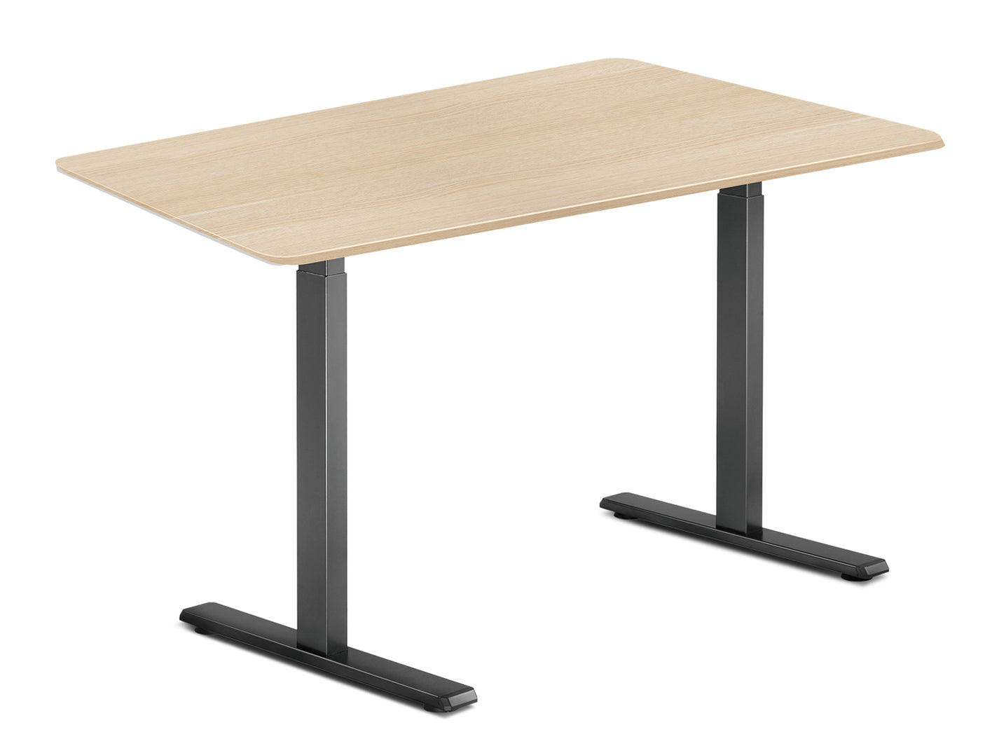 Table Top Oak + Height Adjustable Desk