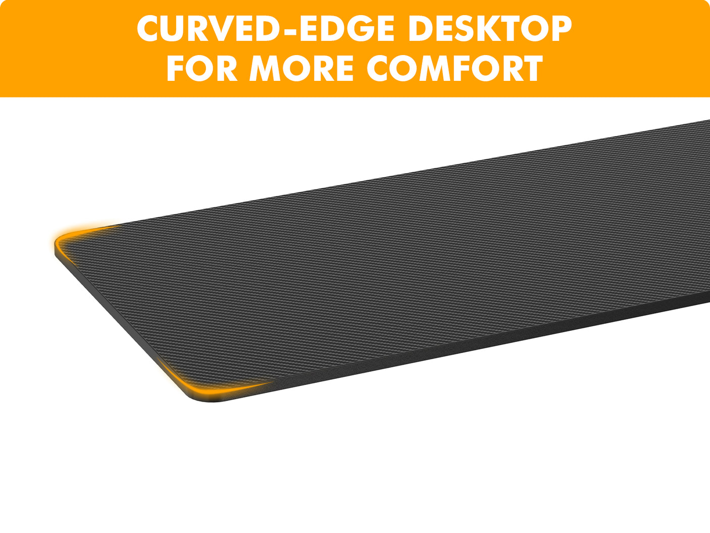 Table Top Black + Height Adjustable Desk