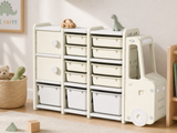 Car Shape Kids Toy Storage Shelf 3x3