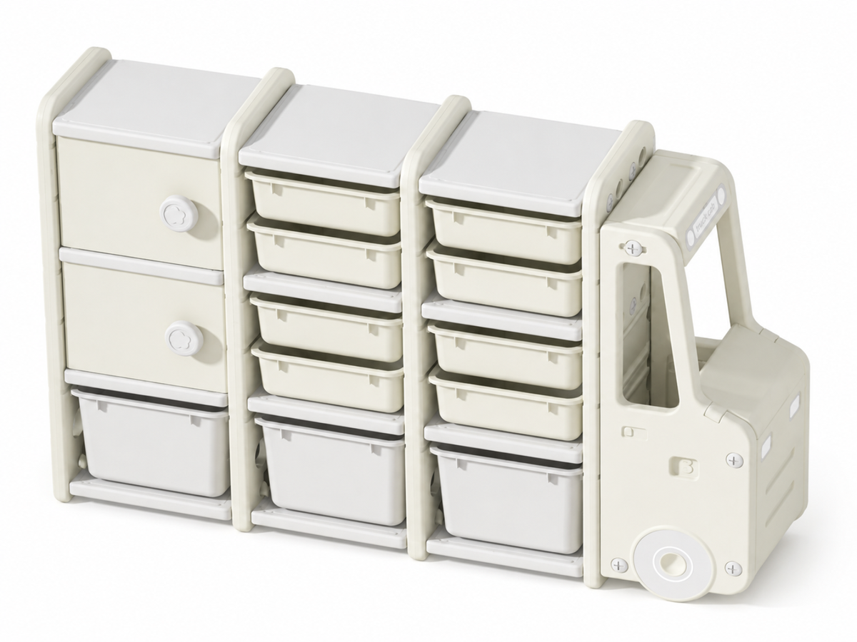 Car Shape Kids Toy Storage Shelf 3x3