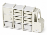 Car Shape Kids Toy Storage Shelf 3x3