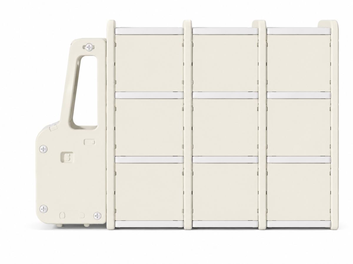 Car Shape Kids Toy Storage Shelf 3x3