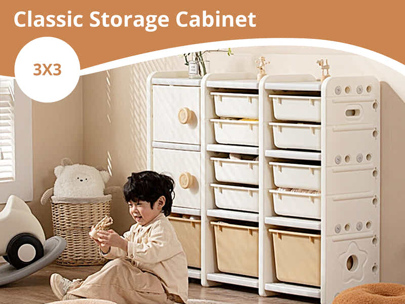 Kids Toy Storage Shelf