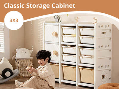 Kids Toy Storage Shelf