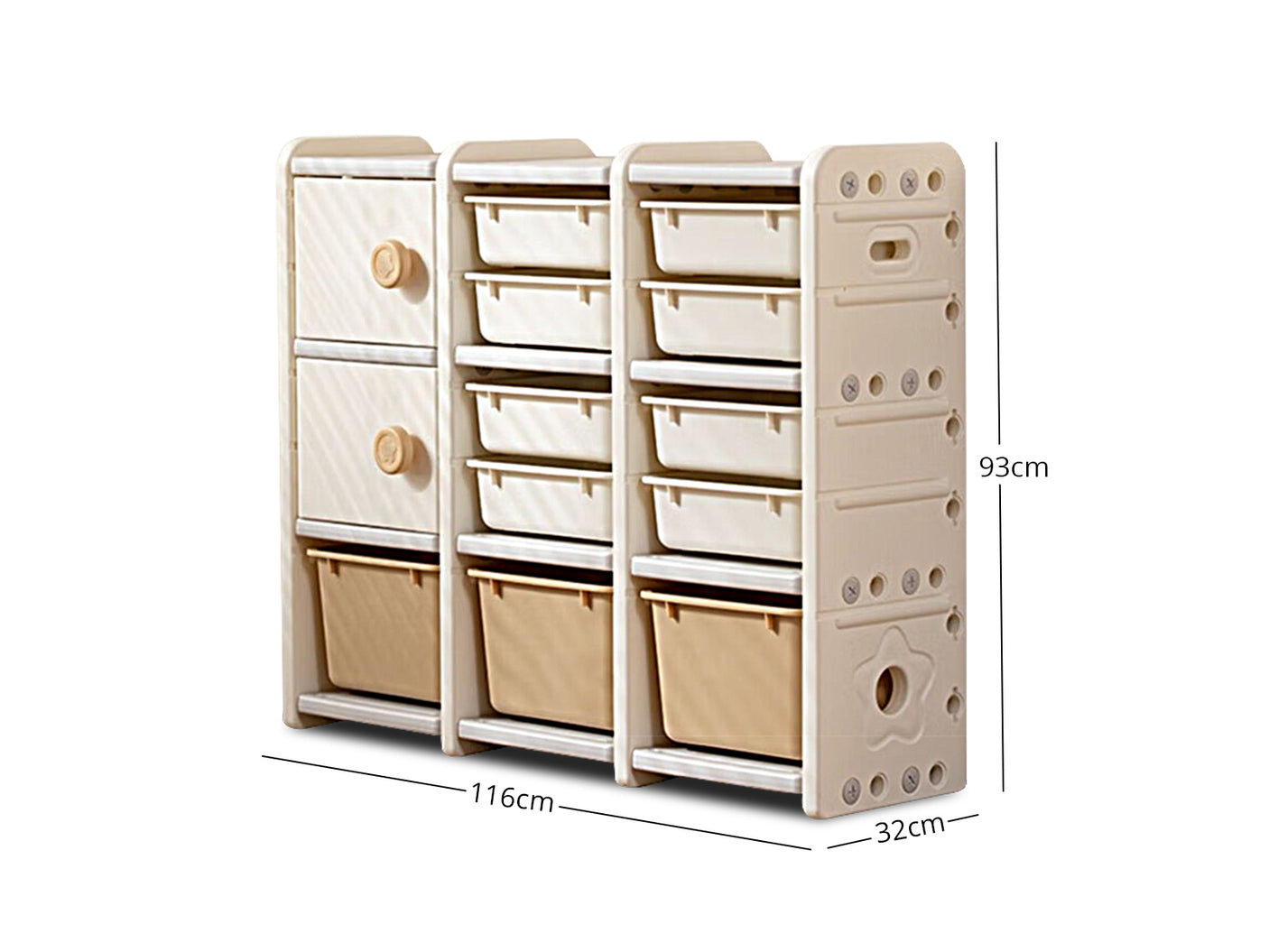 Kids Toy Storage Shelf
