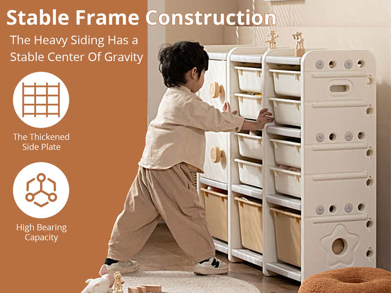 Kids Toy Storage Shelf