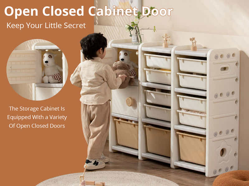 Kids Toy Storage Shelf