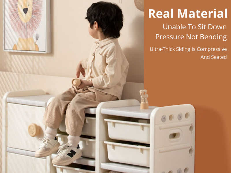 Kids Toy Storage Shelf