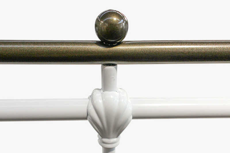 Victorian High Metal Bed Frame – King Single