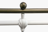 High Metal Victorian Queen Bed Frame