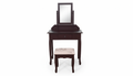 Dressing Table with Stool Brown - 74 cm