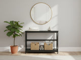 DS Console Table With Shelf - Black