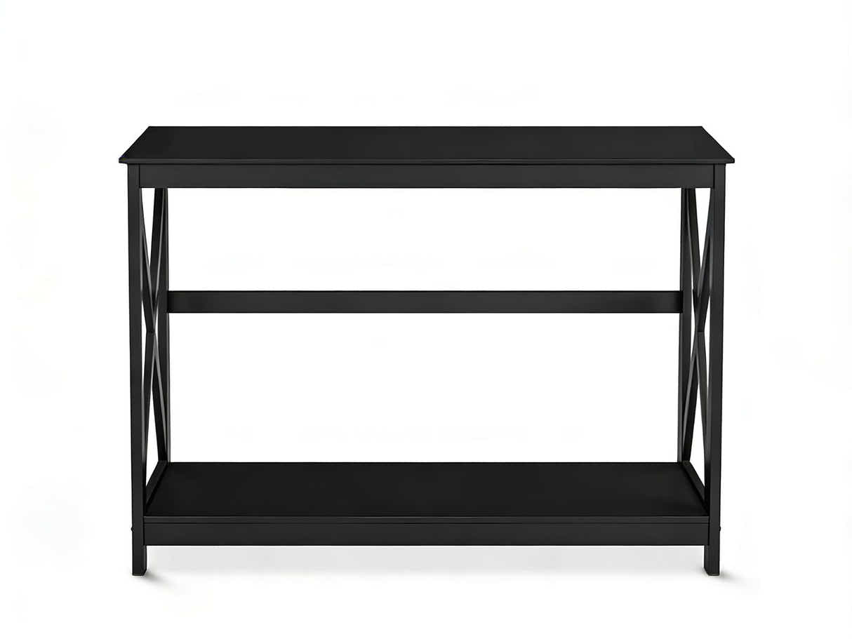 DS Console Table With Shelf - Black