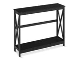 DS Console Table With Shelf - Black
