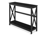DS Console Table With Shelf - Black