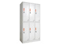 6-Door Locker - Creamy White