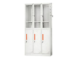 6-Door Locker - Creamy White