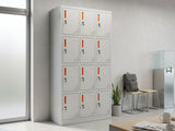 12-Door Locker - Creamy White