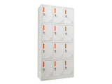 12-Door Locker - Creamy White