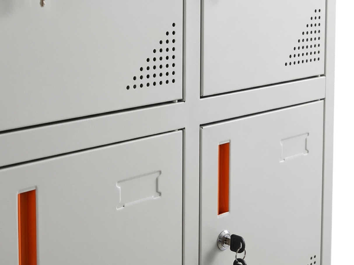 12-Door Locker - Creamy White