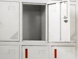 12-Door Locker - Creamy White