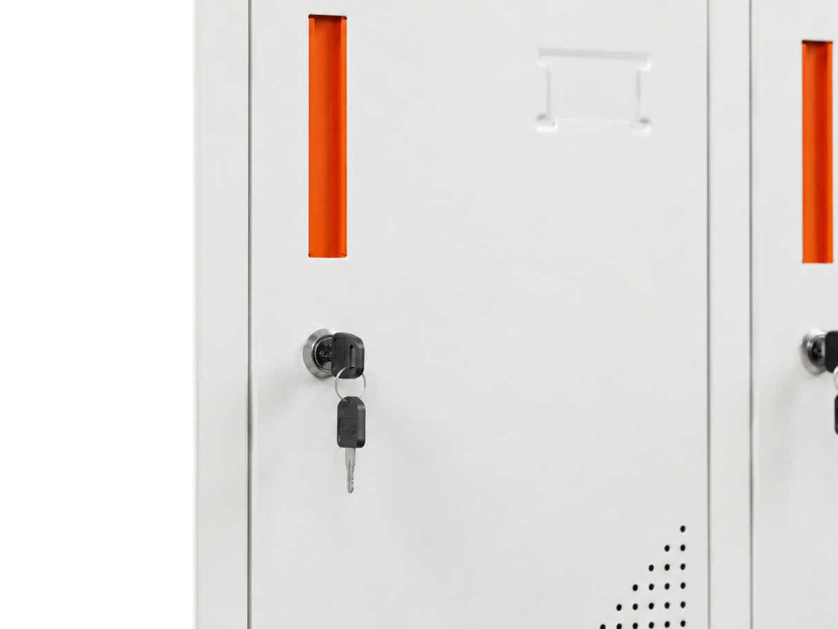 12-Door Locker - Creamy White