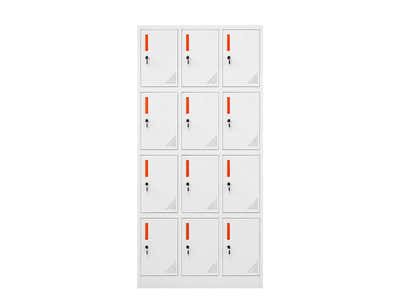 12-Door Locker - Creamy White